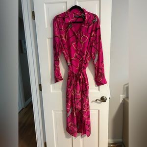 Lauren Ralph Lauren Equestrian Bridle Print Shirt Dress Size 18- never worn